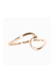 WAVE RING-ROSE GOLD