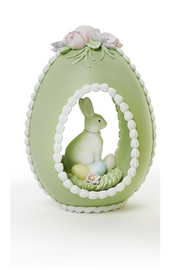 EASTER SUGAR EGG W/BUNNY DECOR