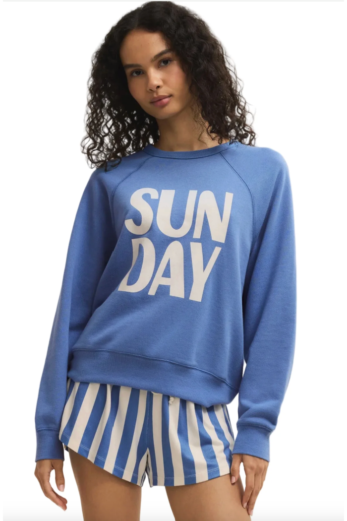 Sunday Graphic Sweatshirt – The Birds Nest LA